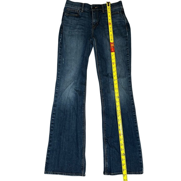 Levis 525 Womens Size 6M Blue Denim Jeans Bootcut With Back Button Pockets - Picture 4 of 8